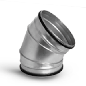 CURVA CIRCOLARE A SETTORI 45° DIAM. mm 560 CON GUARNIZIONE