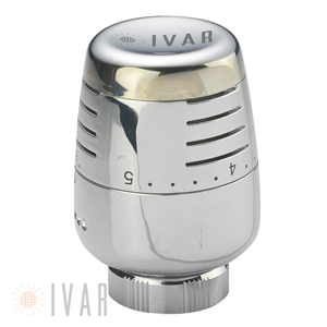 TESTA TERMOSTATICA SENSORE LIQUIDO IVAR T5000 CHROME