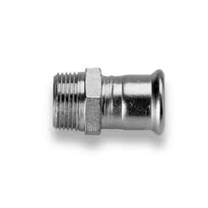 MANICOTTO MISTO 28X1" F ACCIAIO INOX A PRESSARE