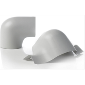 CURVA IN PVC D.  17 SPESS. 20 (sviluppo mm  57 diametro in pollici   3/8)