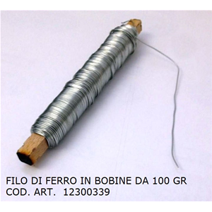 FILO DI FERRO ZINCATO IN BOBINE DA 100g
