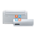 UNICO TWIN MASTER OLIMPIA SPLENDID POMPA DI CALORE 2,6 KW ON/OFF R410