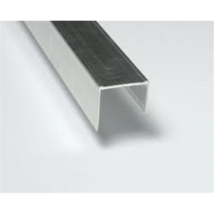 P3 PROFILO AD U IN ALLUMINIO PER PANNELLO 21 mm