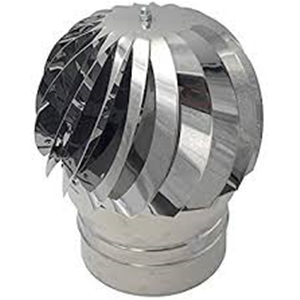 INOX MONO CAPPELLO EOLICO D.100