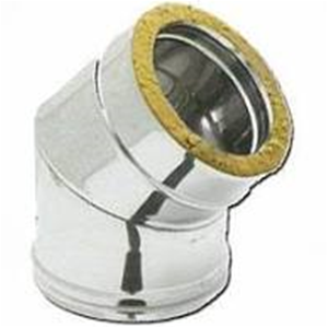 INOX DOPPIA GOMITO 45° D.100