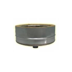 INOX DOPPIA TAPPO CON SCARICO D.100
