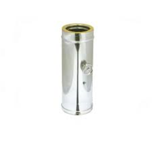 INOX DOPPIA MODULO PRELIEVO FUMI D.100 