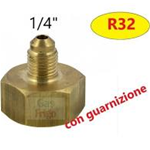 ATTACCO BOMBOLA CON GUARNIZIONE SX PER BOMBOLA R32  821/121RGAS-5/K