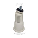 BASE A CONO IN PVC REGOLABILE D.100 H.120-180 