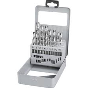 SET PUNTE 25 PZ RETTIFICATE METALLO 