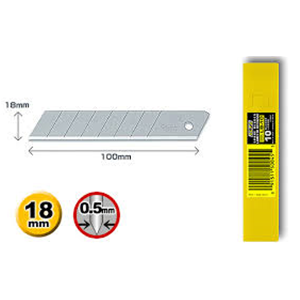 LAME TAGLIERINO 0,5mm LAMA 18mm X TAGLIERINO BN-AL CFZ 10PZ