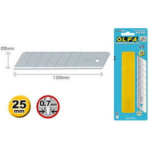 LAME TAGLIERINO 0,7mm LAMA 25mm X TAGLIERINO H-1 CFZ 5 PZ
