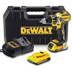 TRAPANO AVVITATORE CON PERCUSSIONE DE WALT 18V 2X5A IN VALIGETTA DCD799P2T-QW