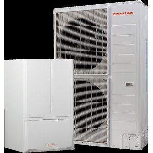 POMPA DI CALORE IBRIDA IMMERGAS MAGIS COMBO 12 PLUS V2 12/32 KW MONOFASE RISC/RAFF/ACS A+/A R410