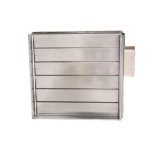 SERRANDA CONTROLLO FUMI D.200X200 CON SERVOMOTORE 24 V SINGOLO COMPARTO