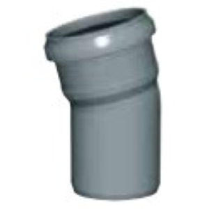 CURVA 15°  mm 110 INNESTO GRIGIO