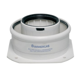 TRONCHETTO FLANGIATO COASSIALE 60/100 