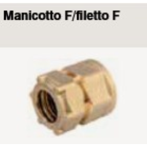 RACCORDO RAME 1/2F X D.14 A STRINGERE PER ACQUA