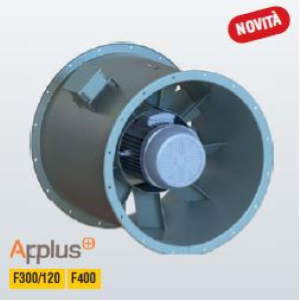 VENTILATORE ASSIALE F400°2H VA-HT 560-240-12-12-9-34 2P 6,6KW INTUBATO