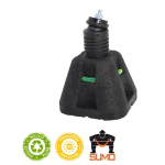 BASE ANTIVIBRANTE BABY SUMO R REGOLABILE D.100X100 H.120-200 CARICO 150KG