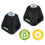 BASE ANTIVIBRANTE BABY SUMO D.100X100 H.100 CARICO MASSIMO kg 140