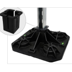 BASE RHINO IN POLIPROPILENE RINFORZATO PER PROFILI 41X41 CARICO 350KG