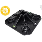 BASE RHINO IN POLIPROPILENE RINFORZATO PER PROFILI 41X41 CARICO 350KG