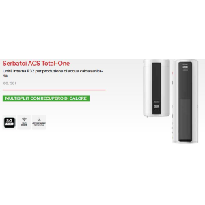 MAXA U.INTERNA TOTAL-ONE PER PRODUZIONE ACS SERBATOIO 100LT