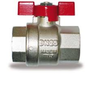 VALVOLA A SFERA ACQUA F-F 3/4 A FARFALLA 