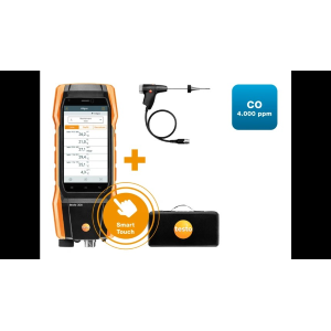 ANALIZZATORE DI COMBUSTIONE TESTO 300 NEXT LEVEL KIT SMART 1 SENZA STAMPANTE