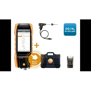 ANALIZZATORE DI COMBUSTIONE TESTO 300 NEXT LEVEL LONG LIFE KIT2 CON STAMPANTE