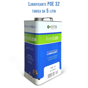 OLIO PER COMPRESSORI HVACR KRION LUBE POE32 POLYOL ESTERE TAN 5LT