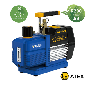POMPA VUOT BISTADIO CERTIFICATA ATEX 198 LT/MIN CON VALVOLA DI NON RITORNO