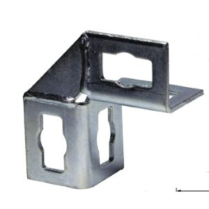 STAFFA ANGOLARE GIA 90°2D  PER PROFILO 41 4 FORI