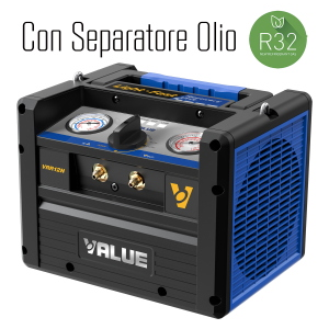 UNITA' DI RECUPERO C/SEPARATORE 3/4HP SINGOLO PISTONE 
