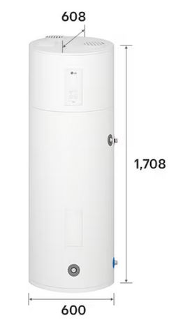 SCALDACQUA A POMPA CALORE R290 LG 200 LT CLASSE A+ WIFI INTEGRATO