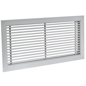 BOCCHETTA A BARRE FISSE 15° D.500X300 CON DEFLETTORE RAL9003