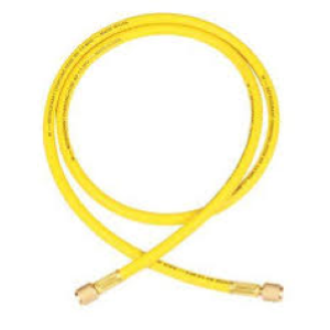 TUBO FLESSIBILE L=1500 GIALLO 1/4-1/4 