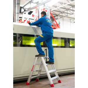 SGABELLO PROFESSIONALE DOPPIA SALITA 3+3