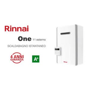 SCALDABAGNO RINNAI ONE 11LT 21,3KW S CLASSE A+  DA INTERNO