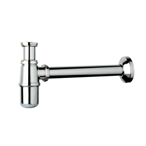 SIFONE A BOTTIGLIA PER LAVABO/BIDET 1" X 26 OTTONE CROMATO SERIE EUROPA