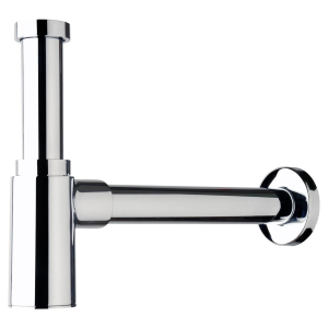 SIFONE MAOMAO ARREDO PER LAVABO A VISTA 1"1/4X32 OTTONE CROMATO