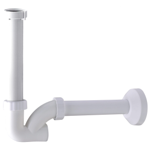 SIFONE A U PER LAVABO 1"1/4 X 32 ABS BIANCO