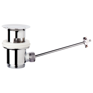 PILETTA SALTARELLO A LEVA PER LAVABO/BIDET D.63X1" TAPPO D.40 OTTONE CROMATO
