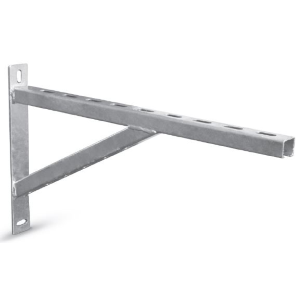 STAFFA DI SOSTEGNO A T CON RINFORZO D.410X210 L=700