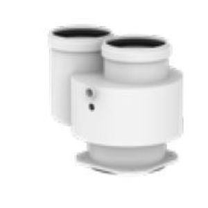 SISTEMA SDOPPIATO PER CONDENSAZIONE IMMERGAS 80/80 CON PRELIEVO