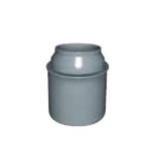 BICCHIERE RIDOTTO mm F32/40M INNESTO GRIGIO Z5440PP