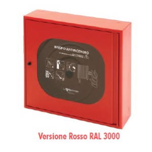 NASPO DN25 IN CASSETTA A PARETE CON LASTRA - MANICHETTA M 15 LANCIA CON UGELLO D.8 UNI EN 671/2 MARCATO CE DIM.mm 650X600X200
